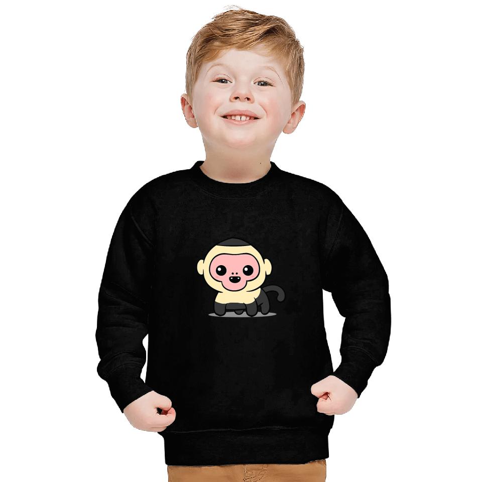 Monkey Lover Chibi Kawaii Capuchin Monkey Forest Primate Animal Lover50 Sweatshirts