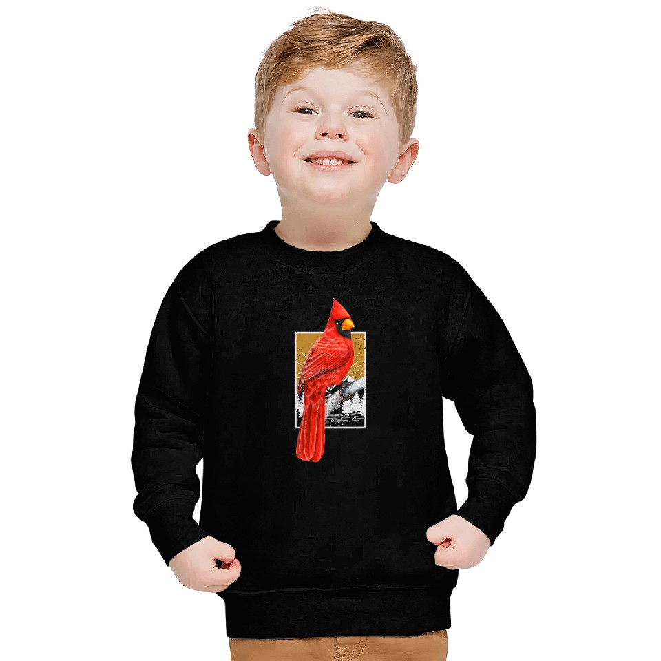 Red Cardinal Bird Watcher Bird Watching vintages Nature Bird 1 Sweatshirts