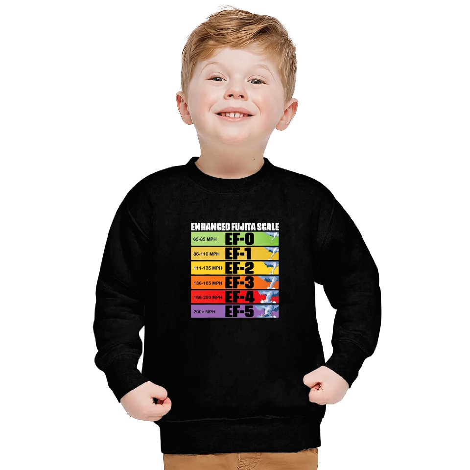 Storm Chasing Enhanced Fujita Scale Tornado Meteorologist 1 Sweatshirts