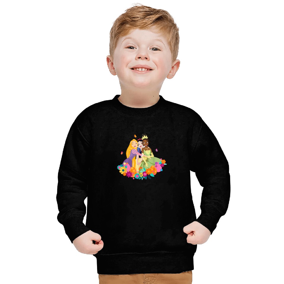 Disney Princess Rapunzel Snow White Tiana Spring Sweatshirts