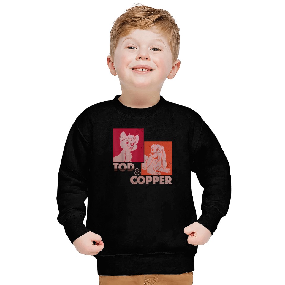 Disney The Fox and the Hound Tod & Copper Retro Sweatshirts