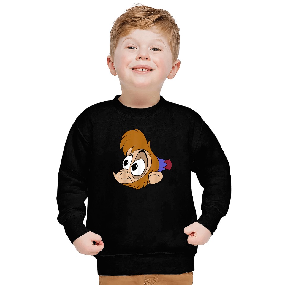Disney Aladdin Abu Large Face Sweatshirts