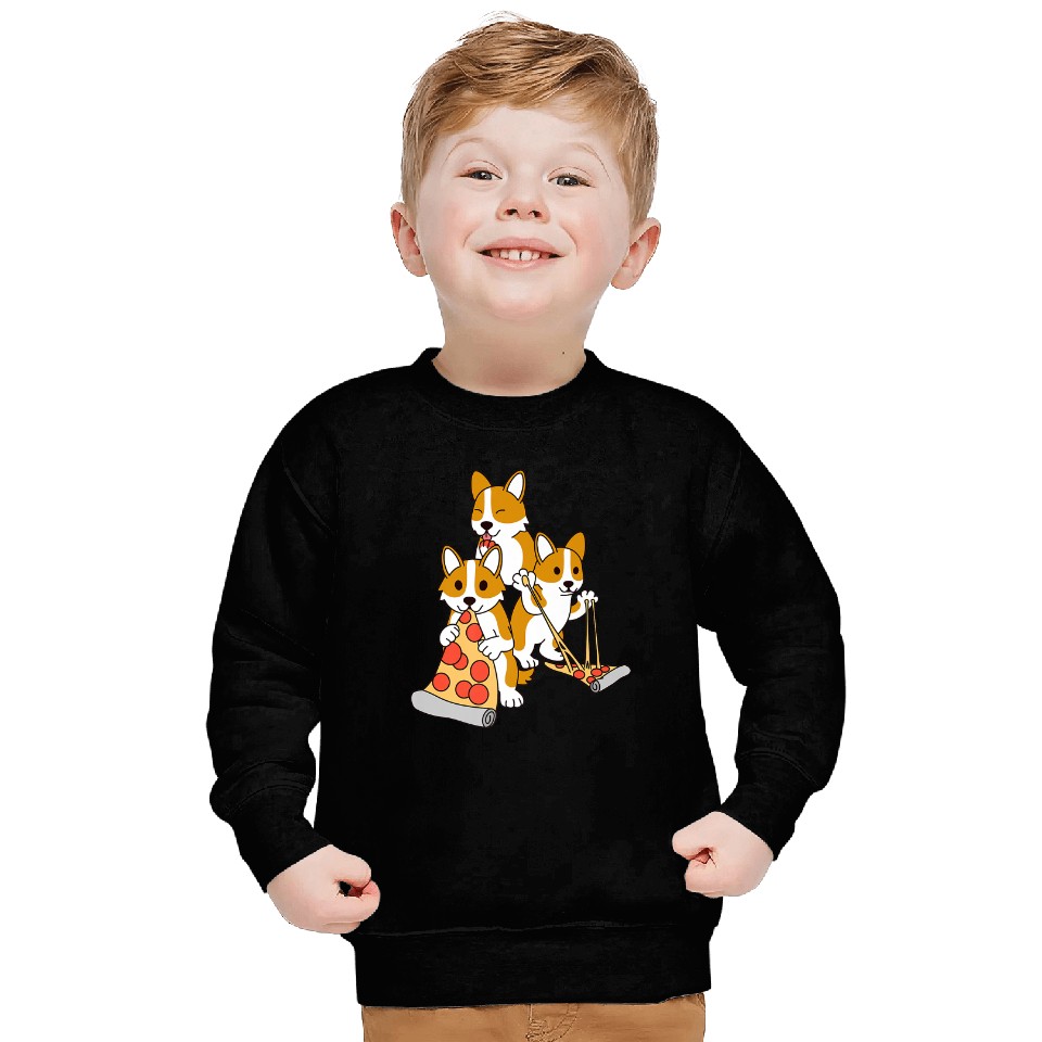 Pizza Corgi Dog Sweatshirt