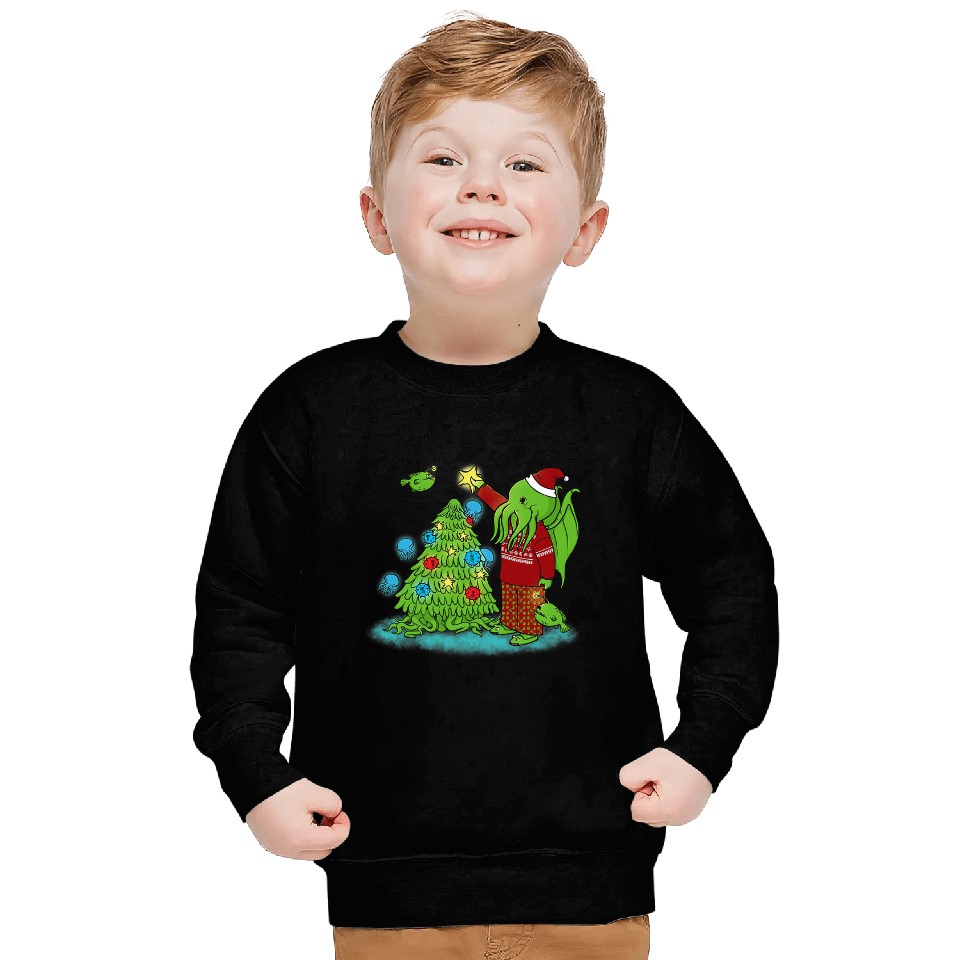 Cthulhu Christmas Tree Sweatshirts