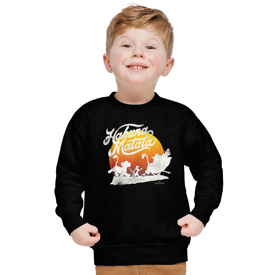 Disneyss The Lion King Hakuna Matata Sunset March Sweatshirts