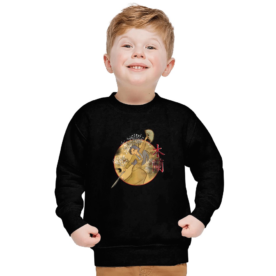 Disney Mulan Sword And Fan Portrait Sweatshirts