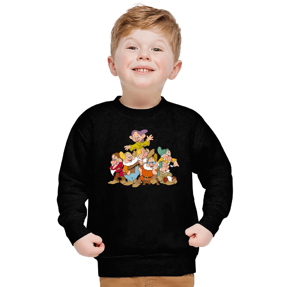 Disneys Snow White The Seven Dwarfs Group Fun Sweatshirts