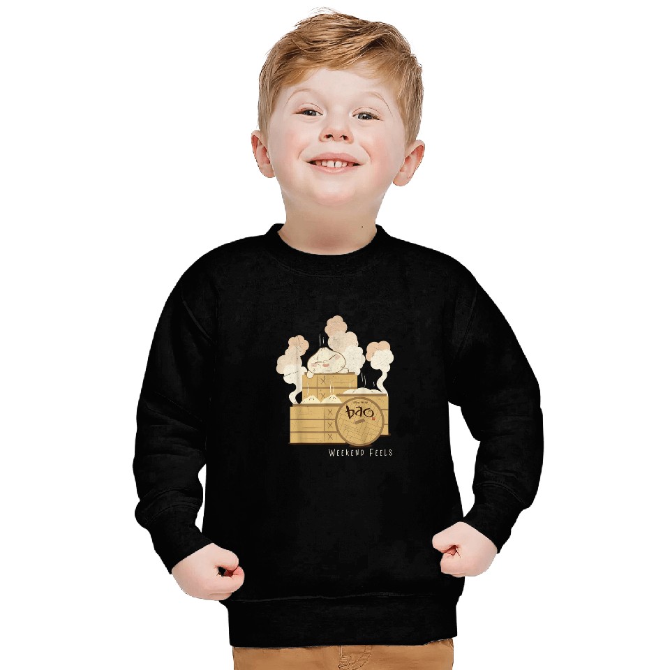 Disney Pixar Bao Weekend Feels  Dumpling Print Sweatshirts