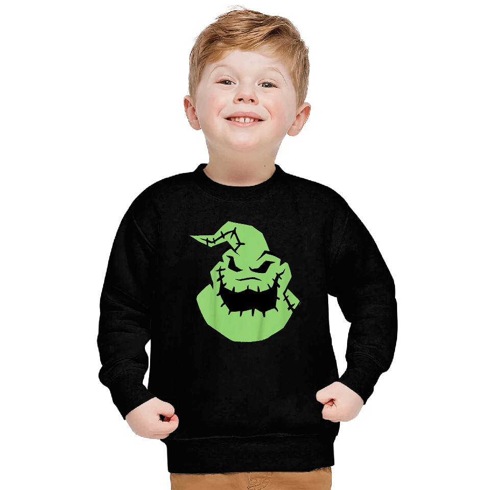 Disneyss The Nightmare Before Christmas Oogie Boogie Big Faces Sweatshirts
