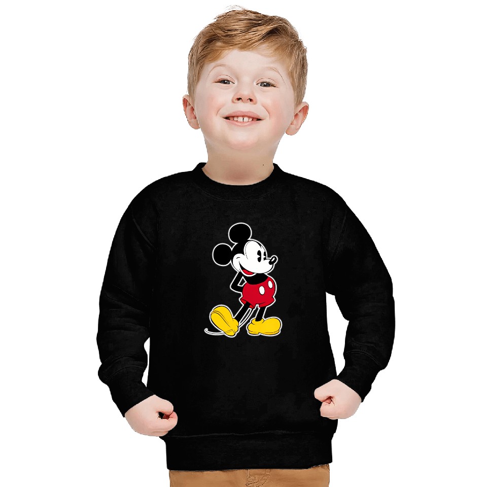 Disney Mickey Mouse Classic Small Pose Sweatshirts