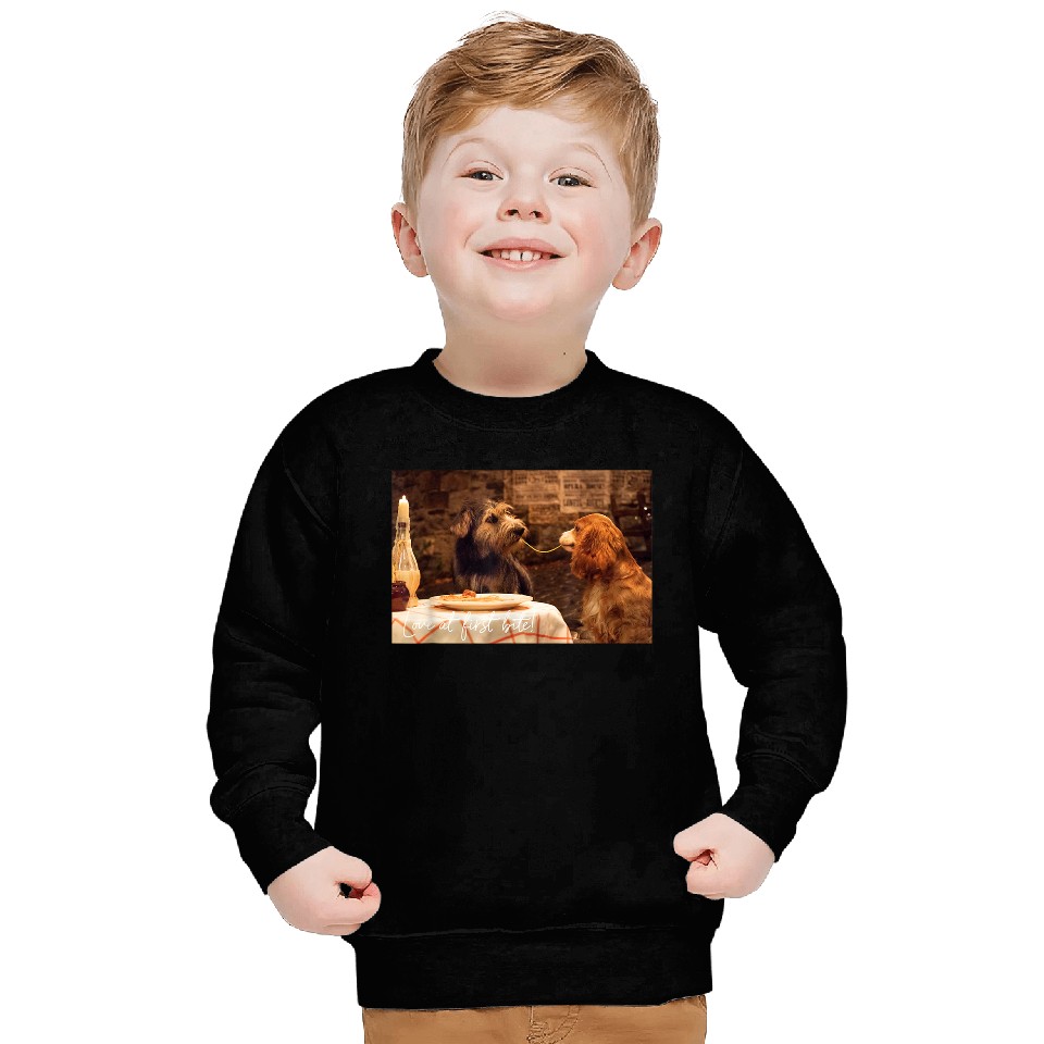 Disneyss Lady And The Tramp Live Action Shared Spaghetti Sweatshirts