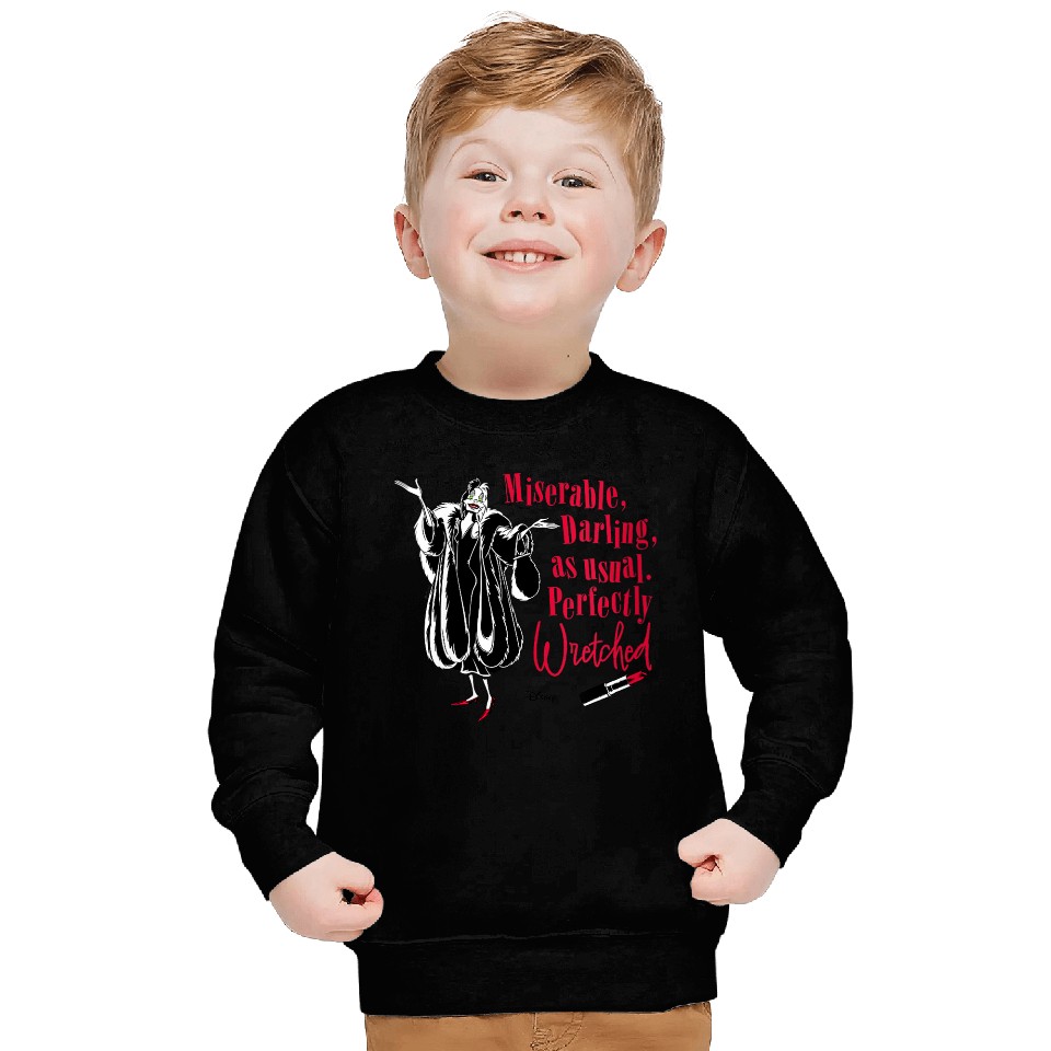Disneyss 101 Dalmatians Miserable Perfectly Wretched Sweatshirts