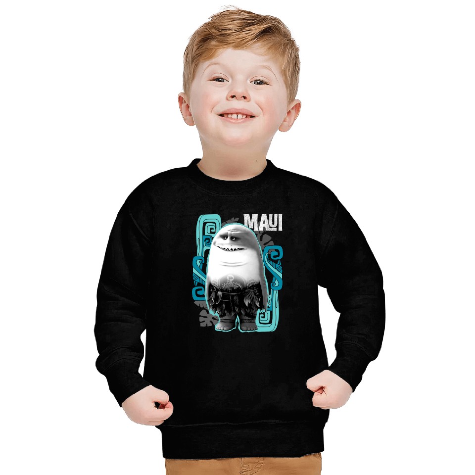 Disney Moana Maui Half Shark Sweatshirts