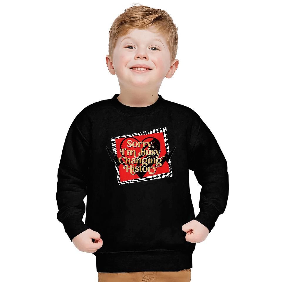Disney Descendants 4 The Rise Of Red Busy Changing History Sweatshirts