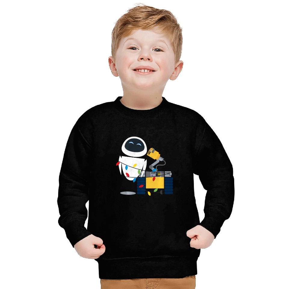 Disney Pixar Wall-E Eve Christmas Light Wrap Sweatshirts