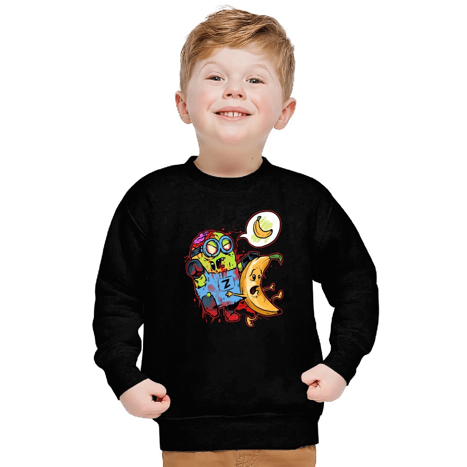 Zombie Minion Halloween Sweatshirts