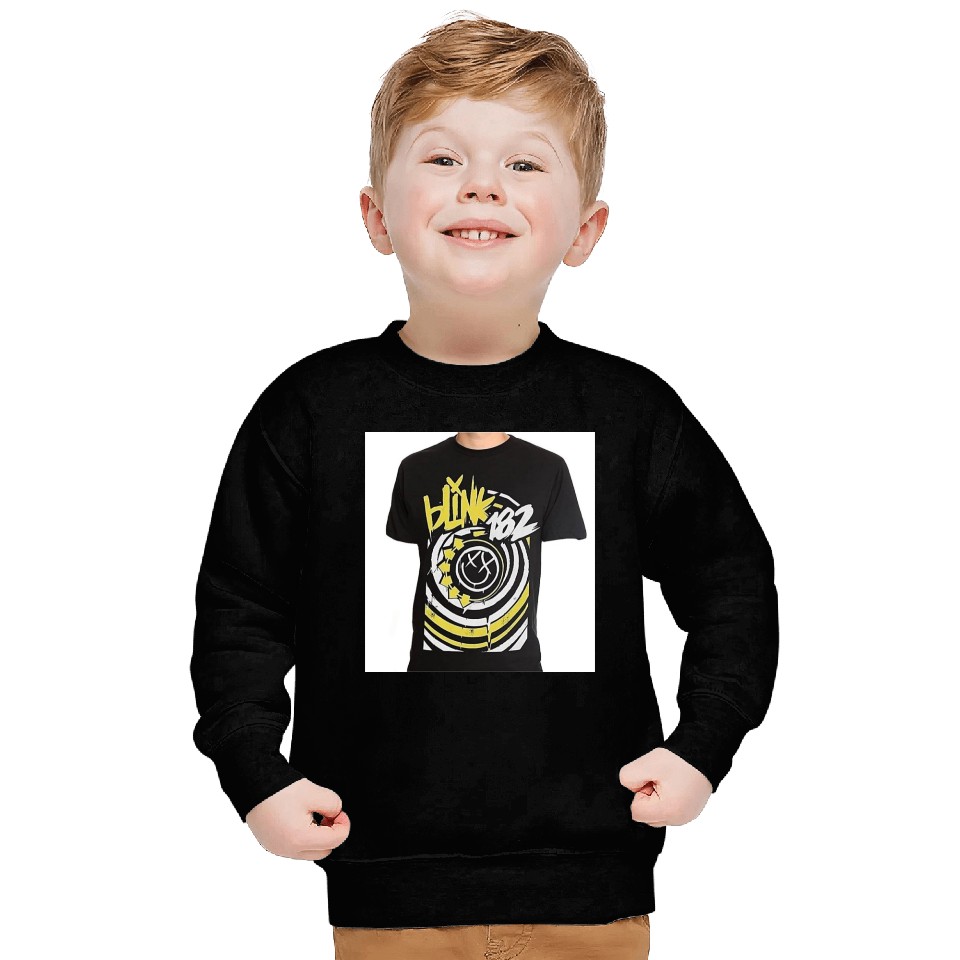 Blink 182  Happy Face Sweatshirt