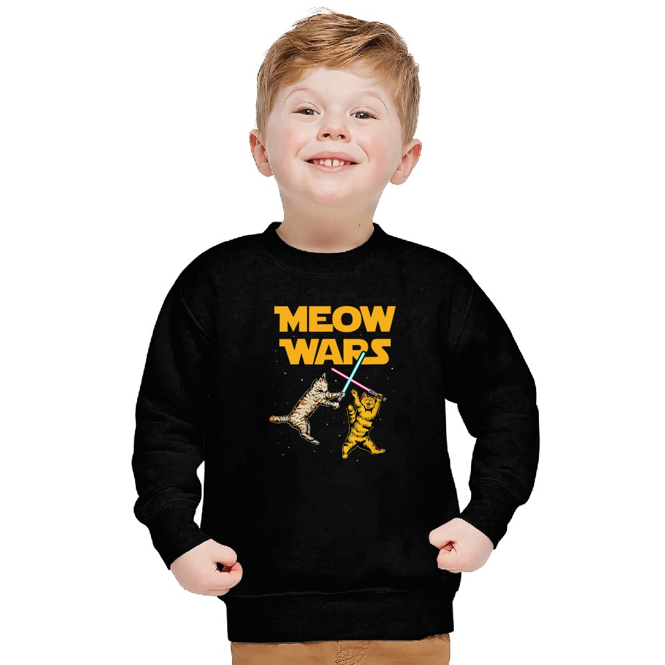 Meow Wars -Cat Lover Gift Sweatshirt