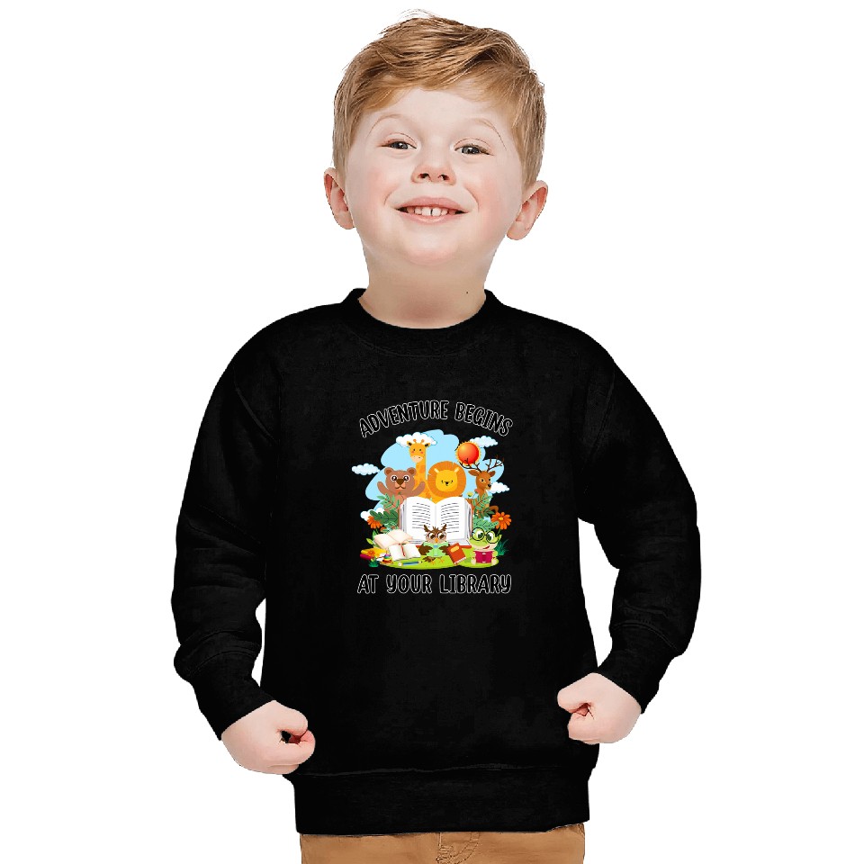 Adventure Begins At Your Library Summer Reading 2024 8 Sweatshirts