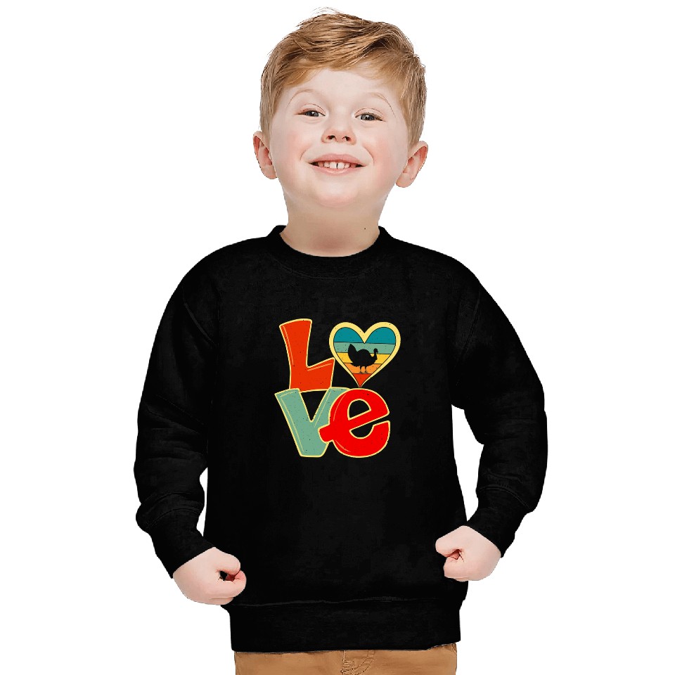 Distressed vintages Turkey Lover Animals Valentines Sweatshirts