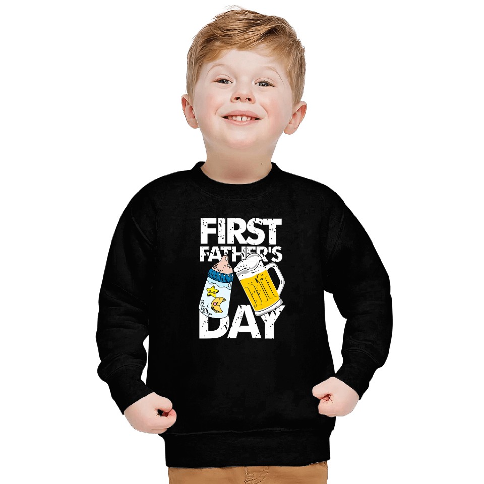 Fathers Day 2Funny First Fathers Day Sweatshirts