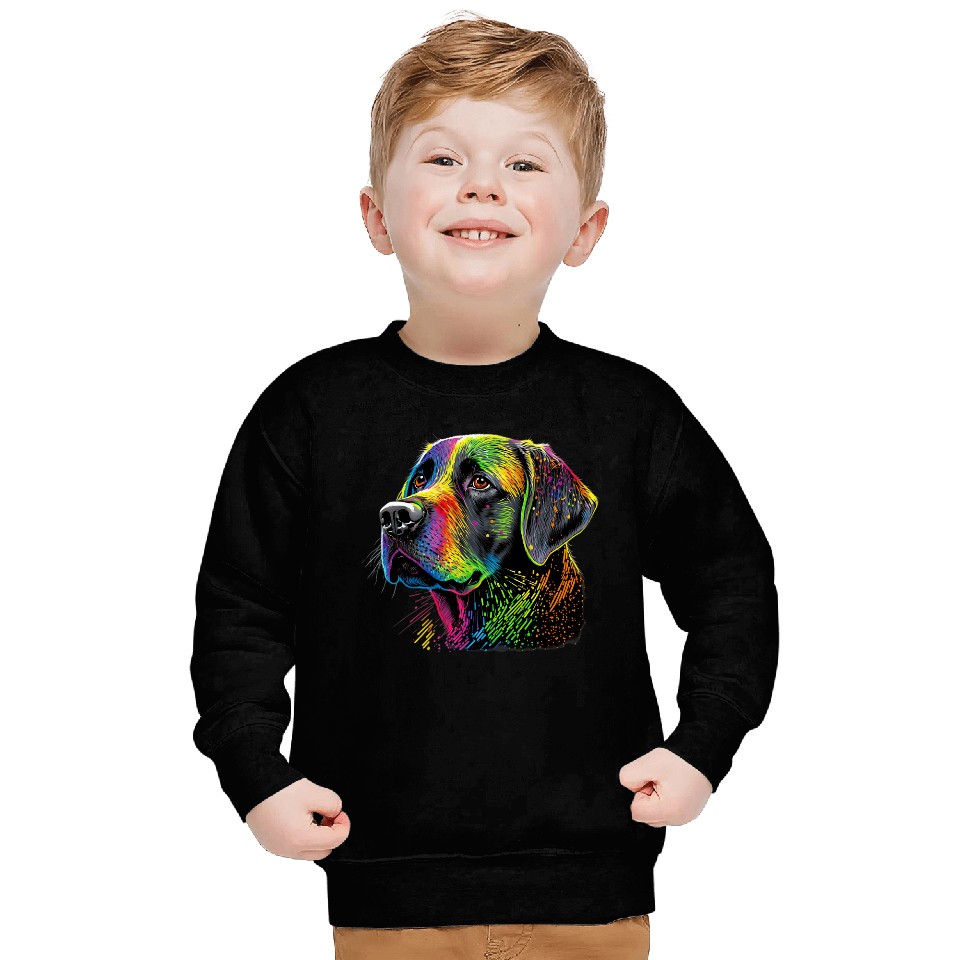 Labrador Lab Dog Lover Splash Graffiti Art Pet 3 2 Sweatshirts