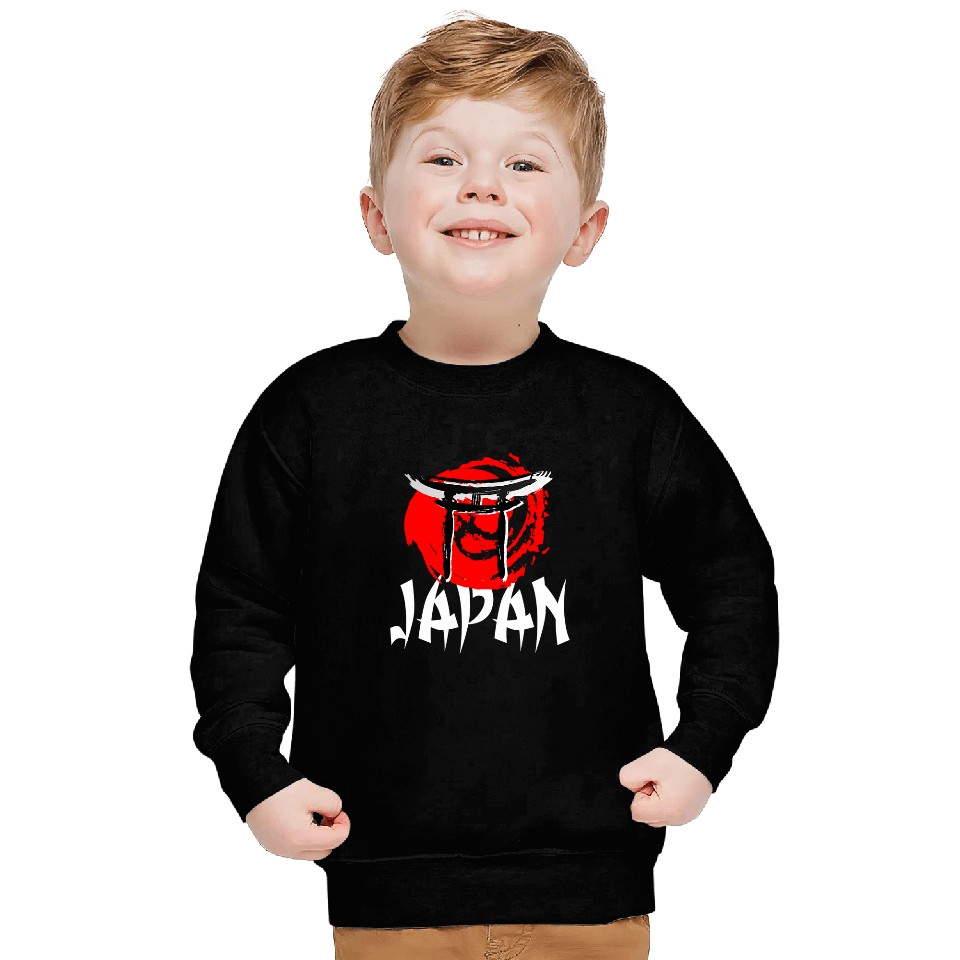 Asia city illustration Japan 3 Sweatshirts