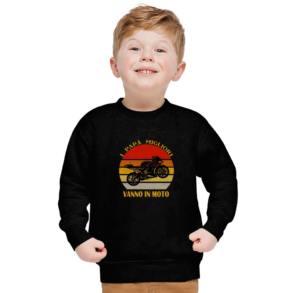 Fathers Day GiftBiker Dad Motorcycle Racing Sweatshirts
