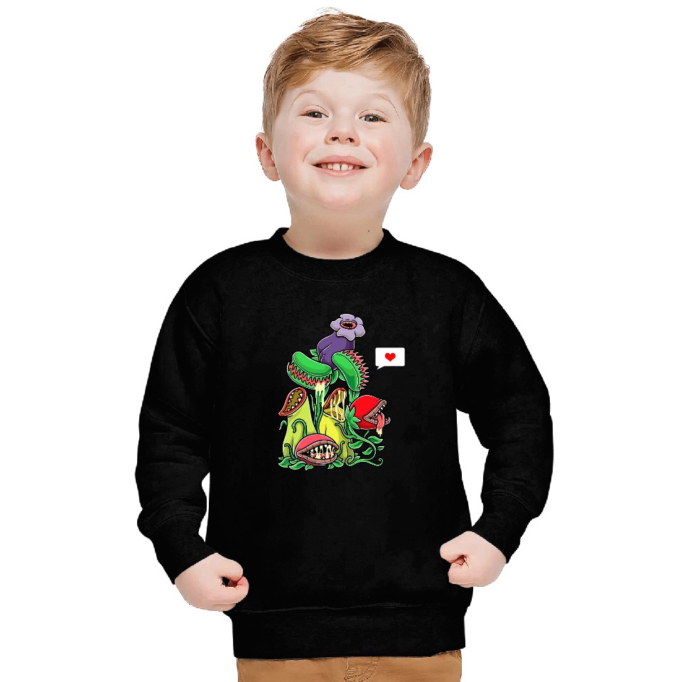 Carnivorous Plant Lover Venus Flytrap Gardening Gardener Sweatshirts