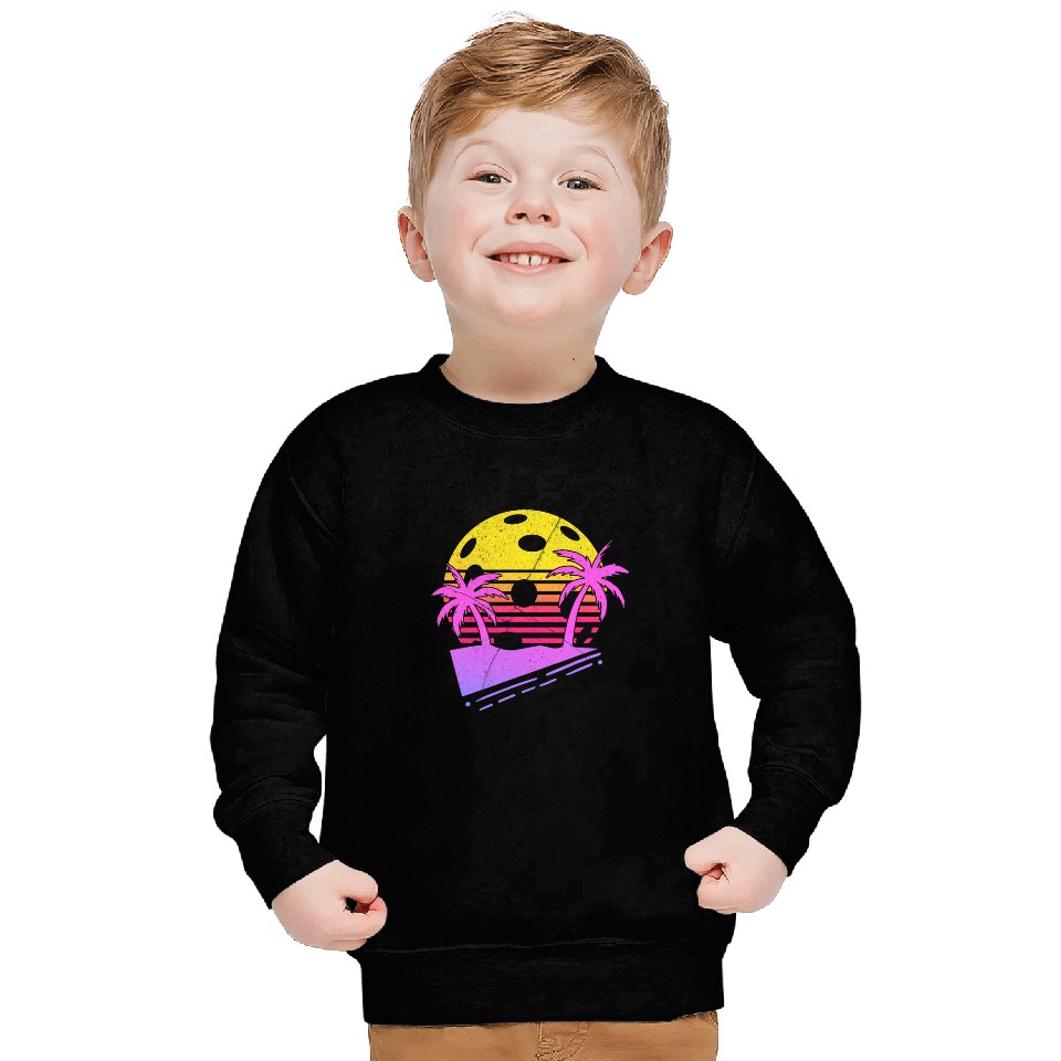 Awesome Retro Pickleball Player Gift Print Pickle Ball Sweatshirts