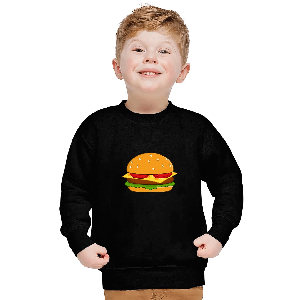 Cheeseburger with Lettuce and Tomato Sweatshirts