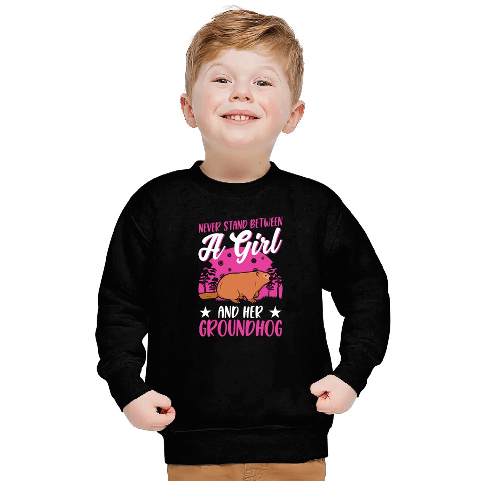 Groundhog Girl Marmot Woodchuck 32 Sweatshirts