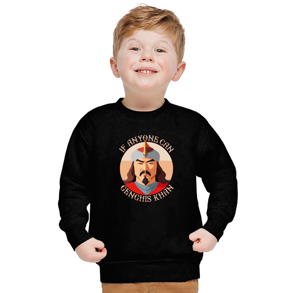 Funny Medieval History Teacher Genghis Khan Sweatshirts
