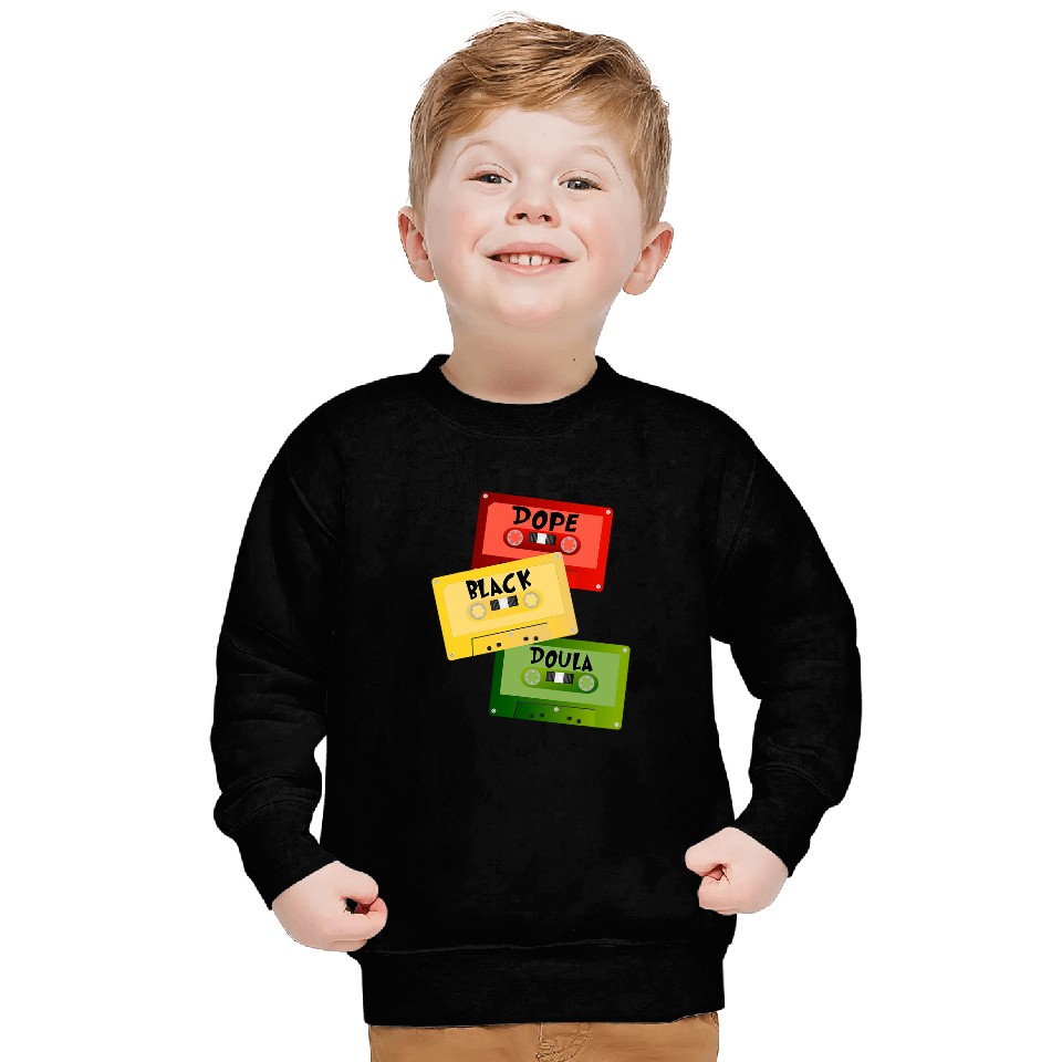 Dope Black Doula Black History Month Black Birth Matters Sweatshirts