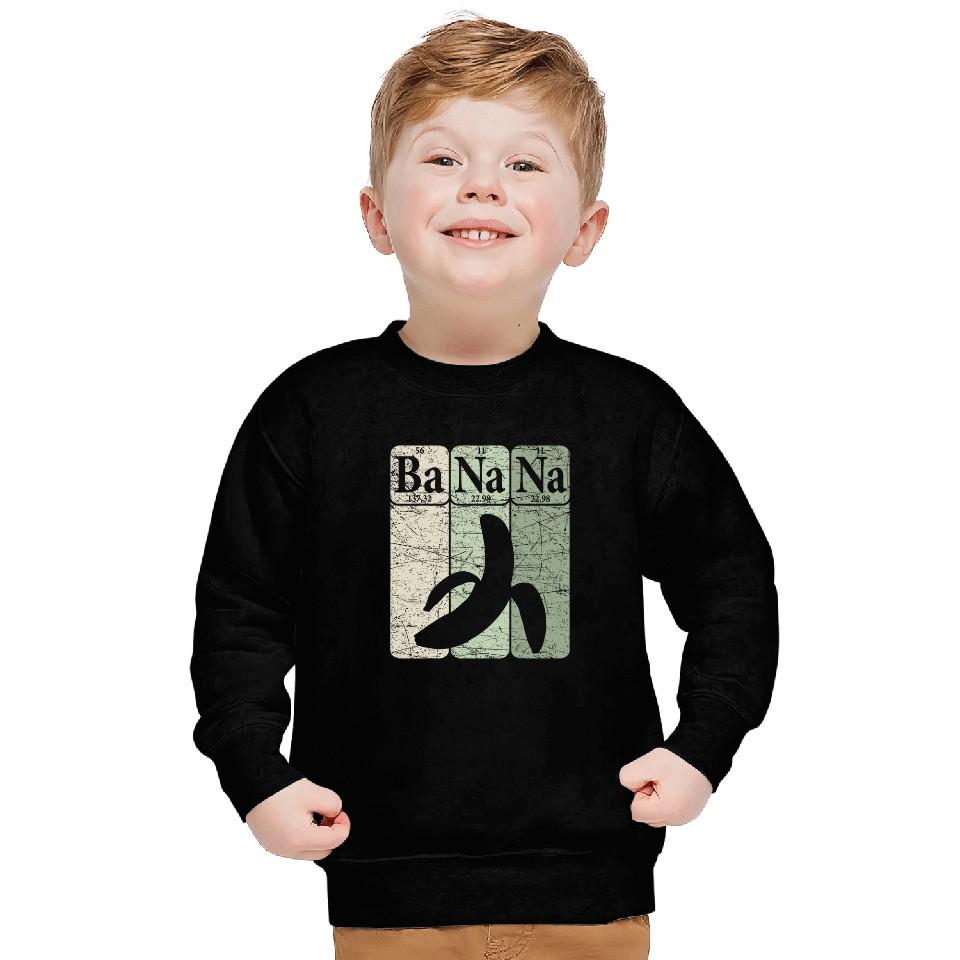 Banana Periodic Table Elements Banana Lover Fruit Nerd 2 Sweatshirts