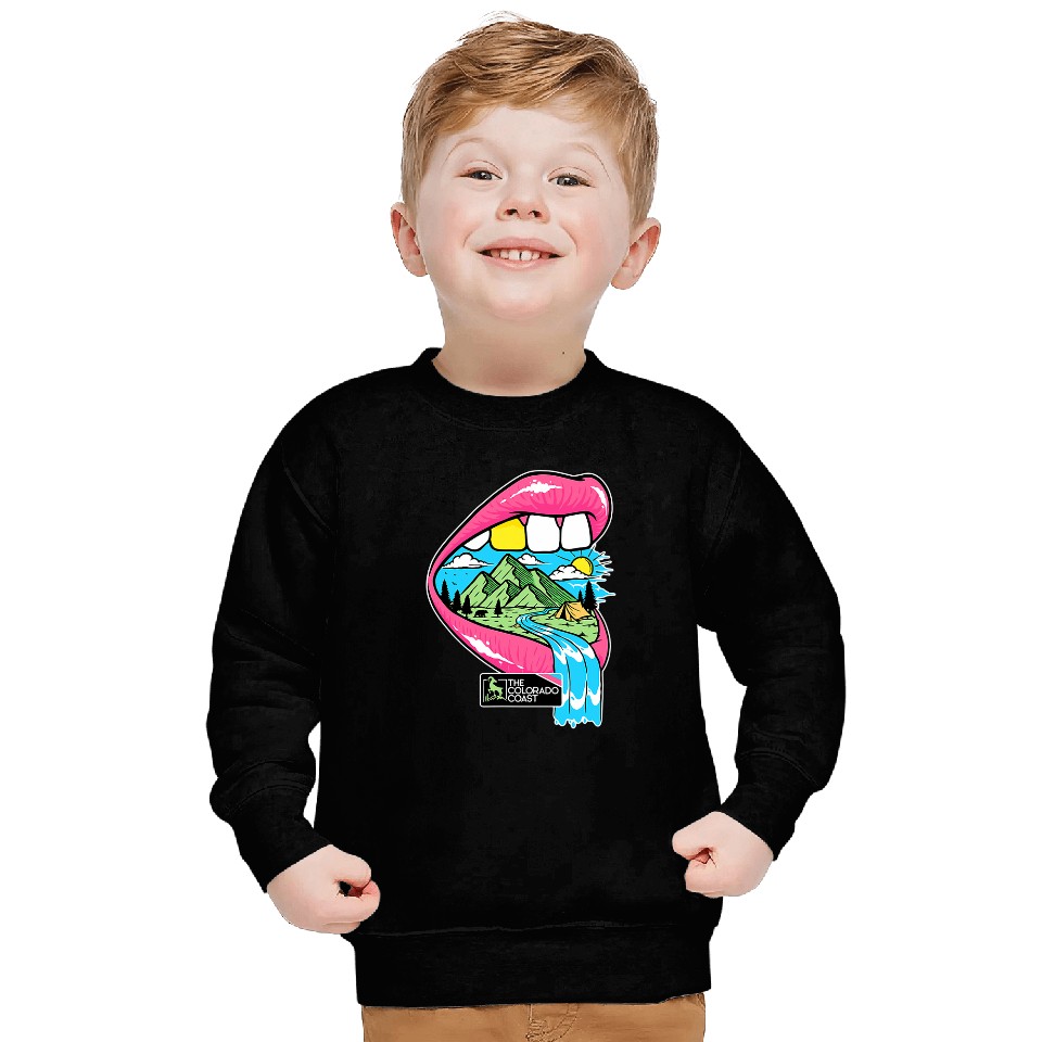 Big Mouth 2Pop Art Mountain Adventure Sweatshirts