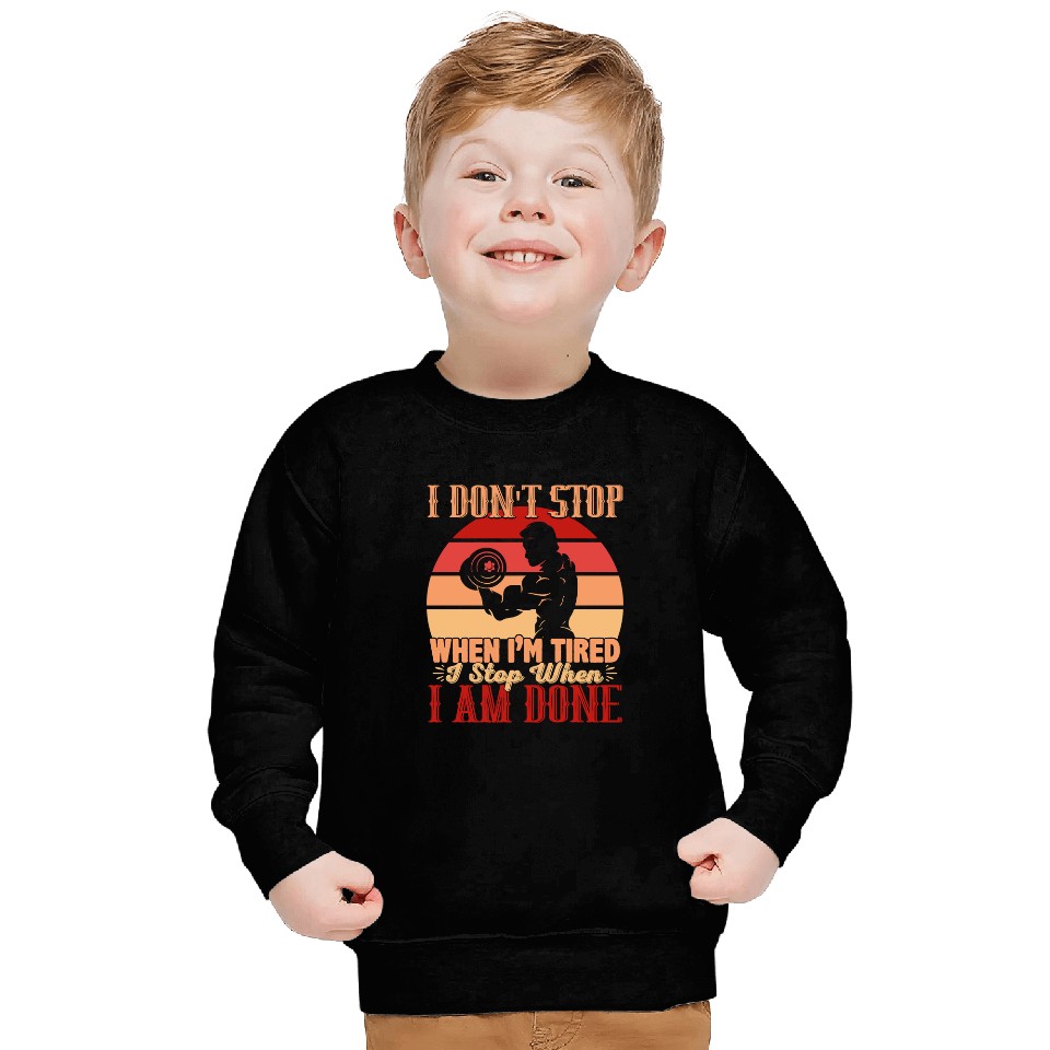 Gym Training WHEN OTHERS QUIT I KEEP GOING79 Bodybuilding Sweatshirts