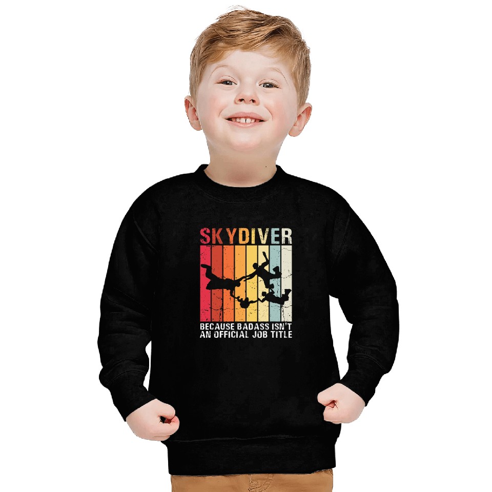 Skydiving Gift vintages Skydiving Retro Parachuting Skydiver Sweatshirts