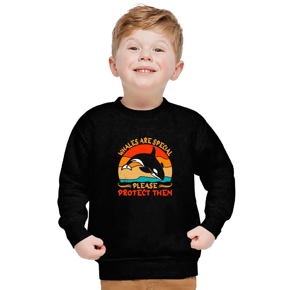 Whales Orca Killer Whale Ocean Lover 2 Sweatshirts