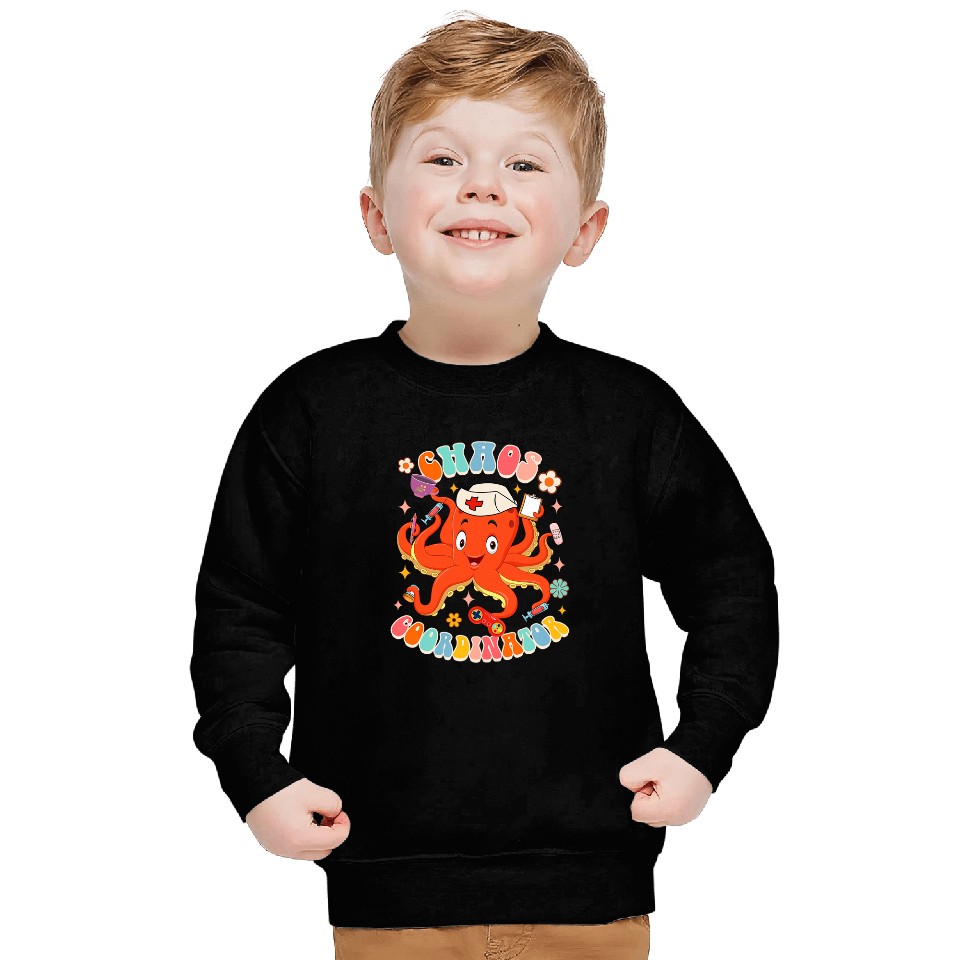 octopus nurses life nursing student chaos coordinator Sweatshirts