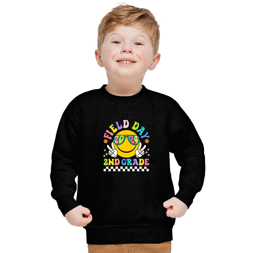 Field Day 2024 2nd Second Grade Field Trip Teacher Student Sweatshirts