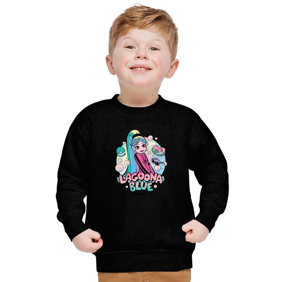 Kids Monster High Lagoona Blue Bubbles Sweatshirts
