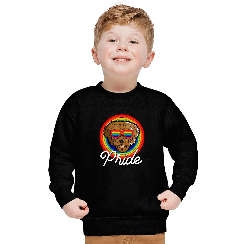 Havanese Pet LGTB Pride Rainbow Flag Sweatshirts