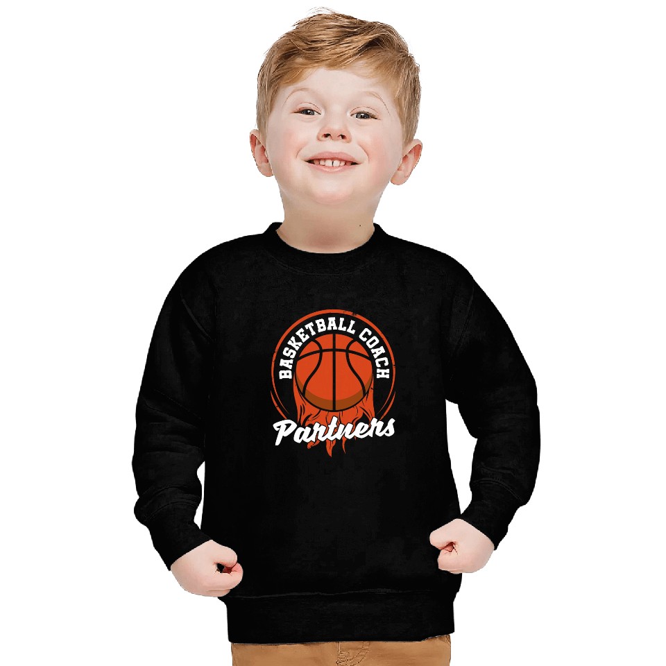 Basketball Coachs Partners Hoops Assistant Basketball Coach Sweatshirts