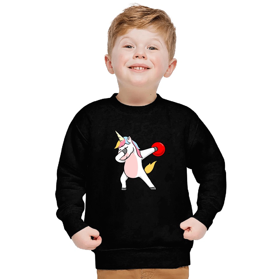 Sport Bowling Dabbings Bowling Unicorns Sweatshirts