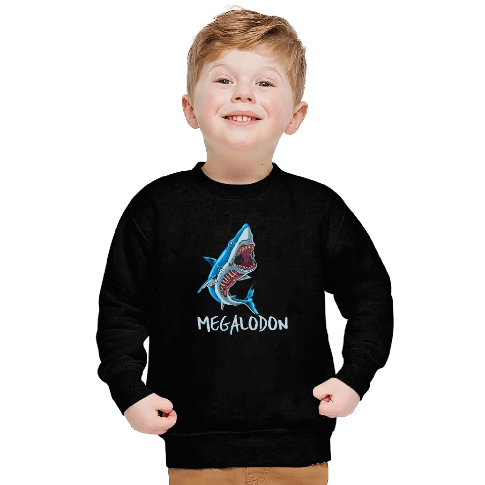 Shark Pet Megalodon Shark Prehistoric Ocean Creature Sweatshirts