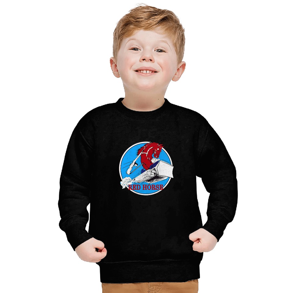 Horse Pet RED HORSE Combat Engineer US Military Sweatshirts