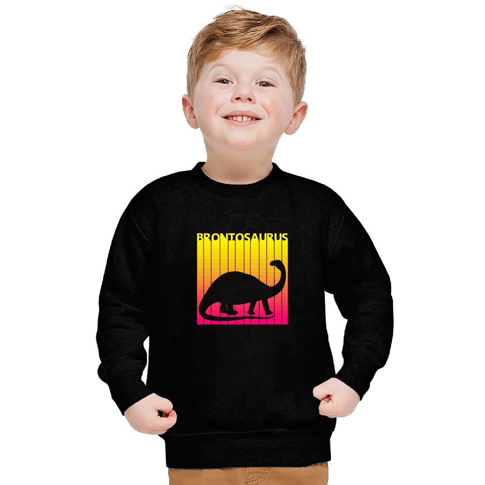 Dinosaur Pet Brontosaurus Dinosaur Retro Costume Sweatshirts
