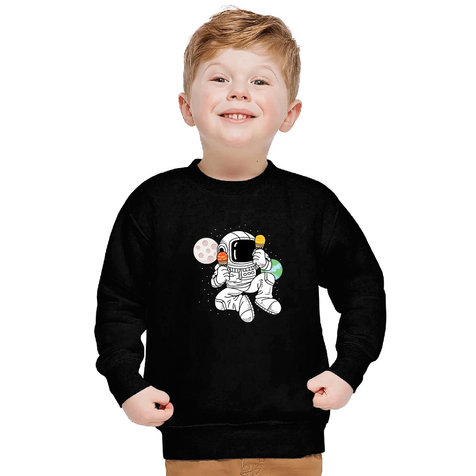 Astronaut Job Space Cream Astronomer Or Scientist Sweatshirts