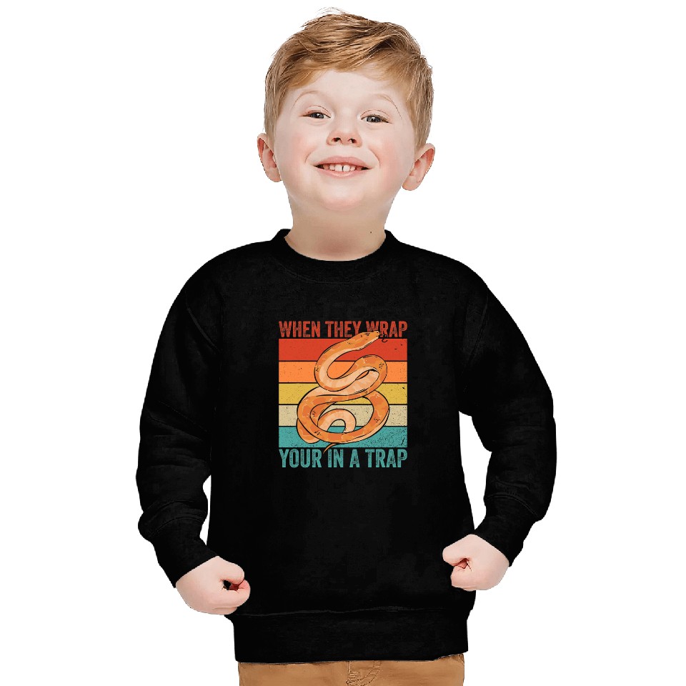 Python Pet vintages Royal Python And Coral Ball Python Sweatshirts